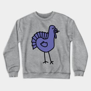 Very Peri Periwinkle Blue Thanksgiving Turkey Color of the Year 2022 Crewneck Sweatshirt